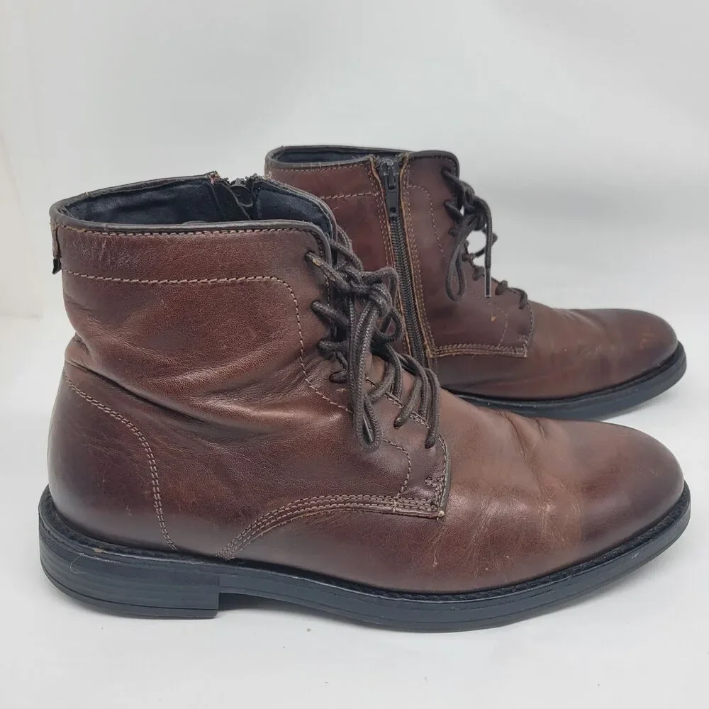 Bullboxer Plain Toe Lace up Ankle Boot Size 8 Eur 41